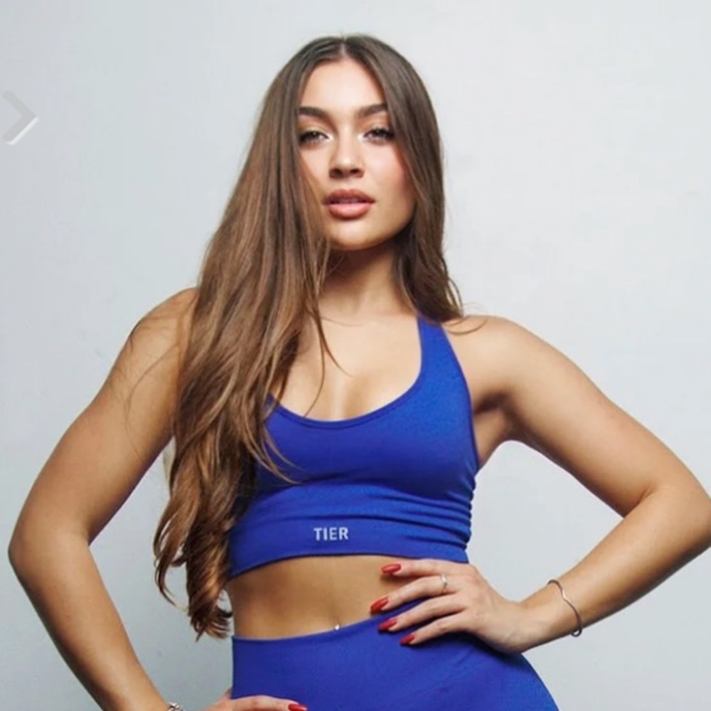 TIER ACTIVEWEAR Zena Racerback Bra - Winter Kissed
NWT